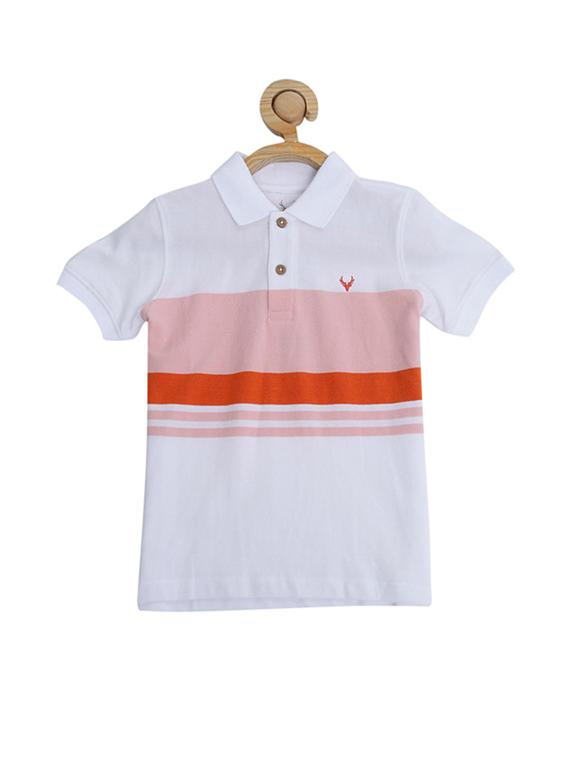 white cotton blend tshirt - 15610652 - Zoom Image - 1