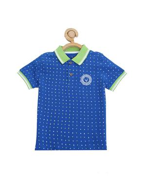 blue cotton blend tshirt - 15610655 - Standard Image - 1
