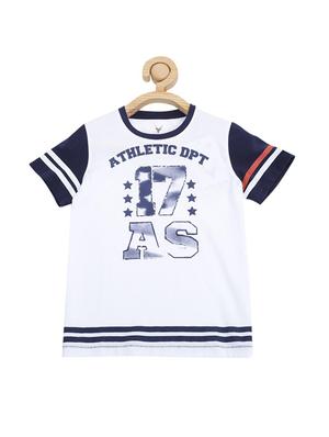 white cotton blend tshirt - 15610656 - Standard Image - 1