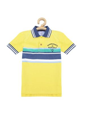 yellow cotton blend tshirt - 15610662 - Standard Image - 1