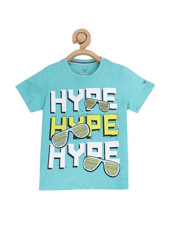 blue cotton blend tshirt - 15610664 - Zoom Image - 1