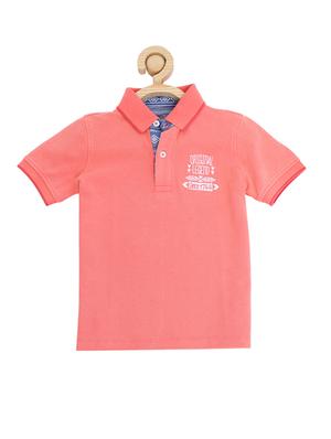 pink cotton blend tshirt - 15610669 - Standard Image - 1