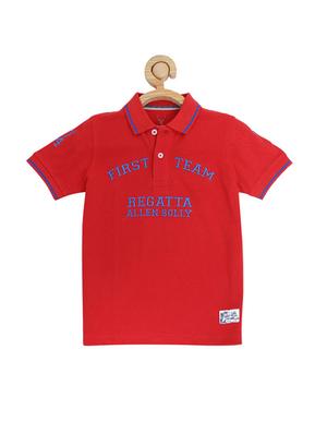 red cotton blend tshirt - 15610671 - Standard Image - 1