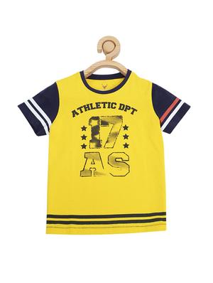 yellow cotton blend tshirt - 15610672 - Standard Image - 1