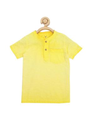 yellow cotton blend tshirt - 15610674 - Standard Image - 1