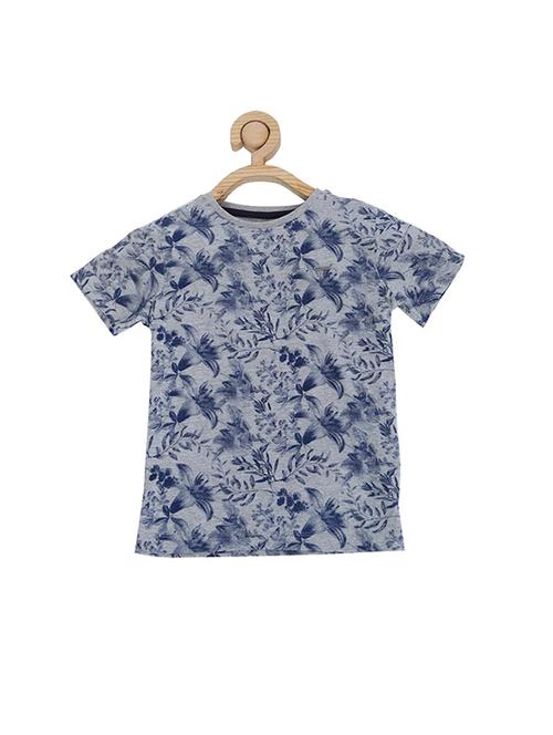 grey cotton blend tshirt - 15610675 - Standard Image - 1