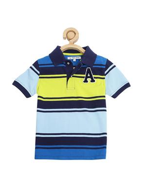 blue cotton blend tshirt - 15610676 - Standard Image - 1