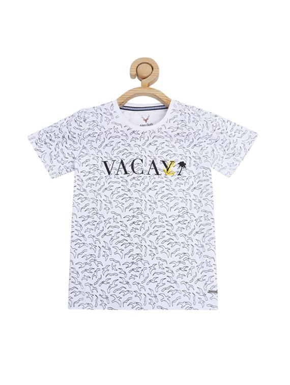 white cotton blend tshirt - 15610681 - Zoom Image - 1