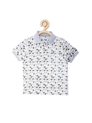 white cotton blend tshirt - 15610693 - Standard Image - 1