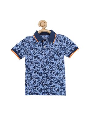 blue cotton blend tshirt - 15610694 - Standard Image - 1
