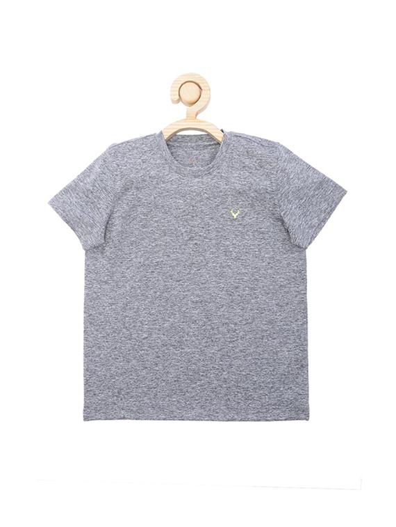 grey cotton blend tshirt - 15610695 - Zoom Image - 1