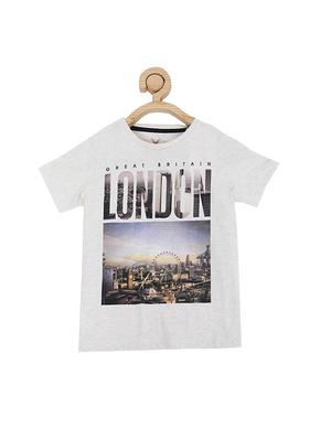white cotton blend tshirt - 15610696 - Standard Image - 1