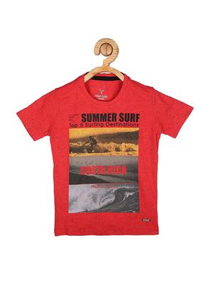 red cotton tshirt - 15610699 - Standard Image - 1