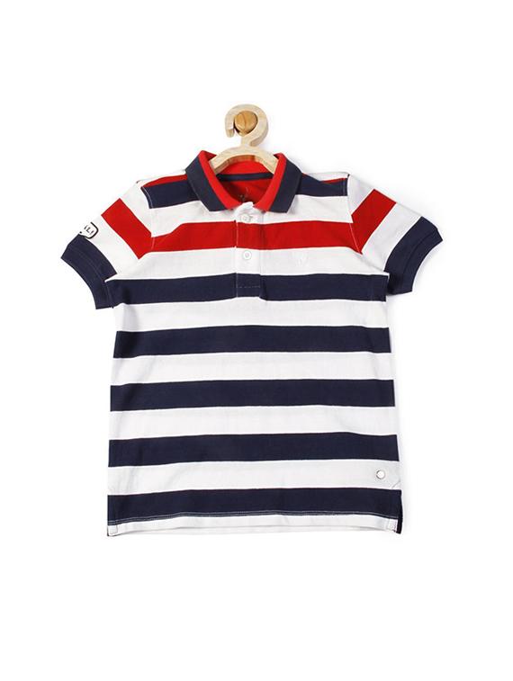 multi colored cotton blend t-shirt - 15610702 - Zoom Image - 1
