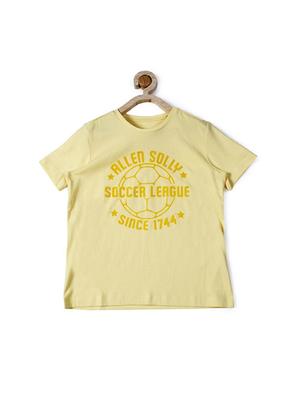 yellow cotton blend t-shirt - 15610703 - Standard Image - 1