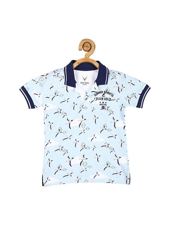 blue cotton tshirt - 15610709 - Zoom Image - 1