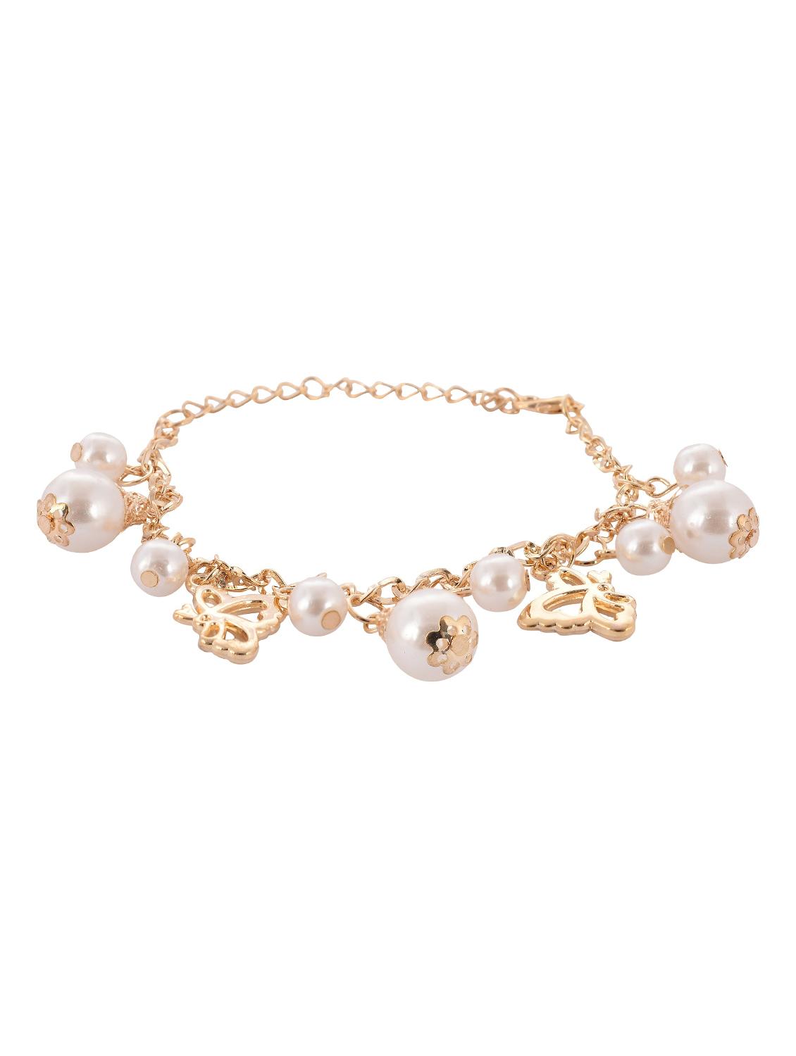 gold tone link bracelet - 15610803 - Zoom Image - 1