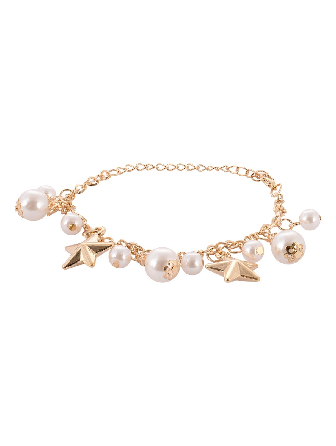 gold tone link bracelet - 15610805 - Zoom Image - 1