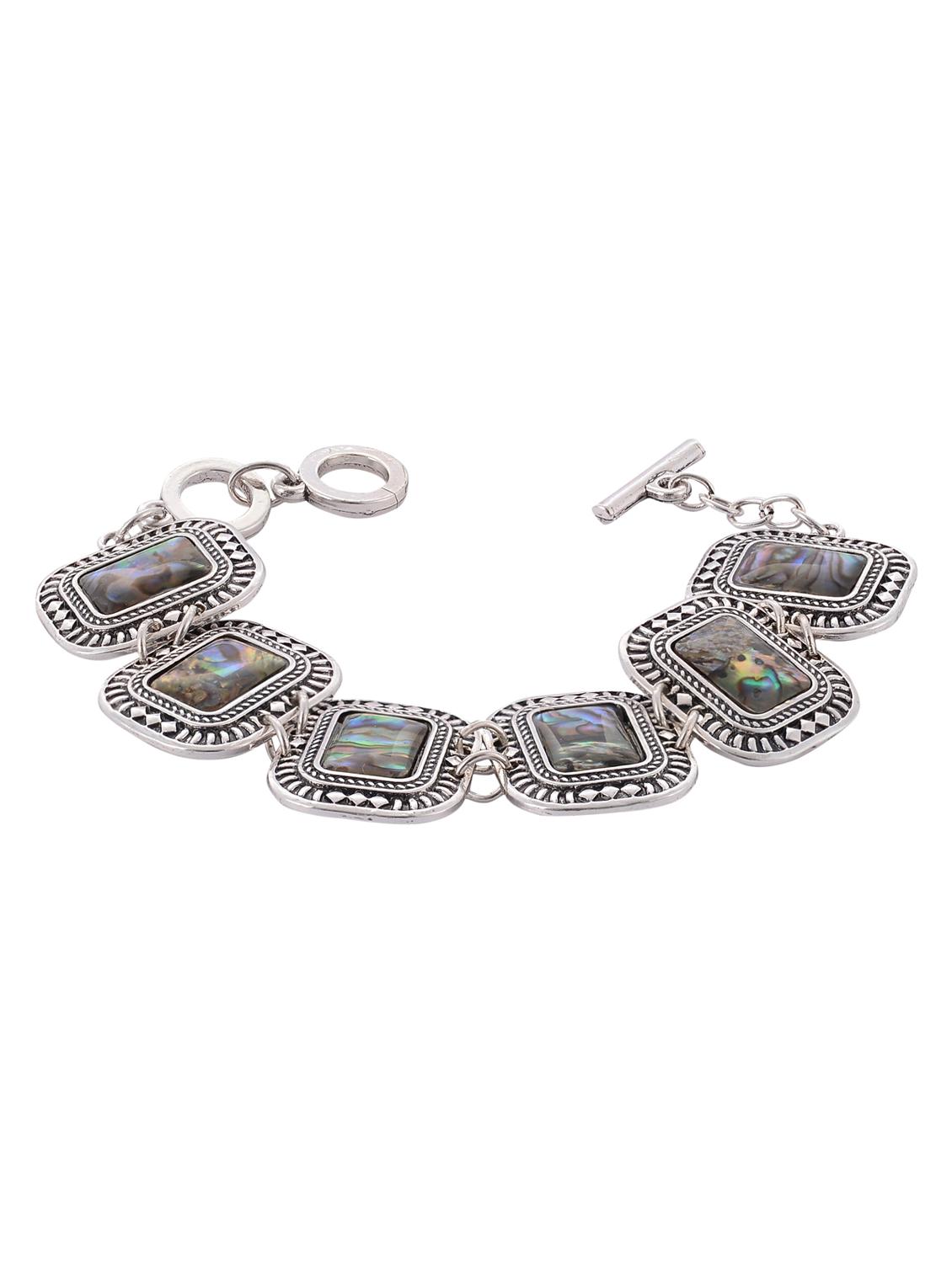 silver metal cuffs bracelet - 15610828 - Zoom Image - 1