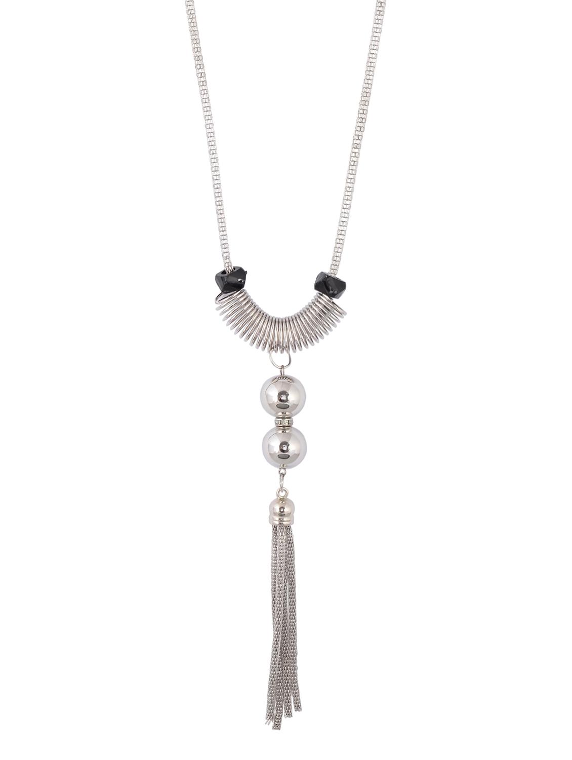 multi metal long necklace - 15611140 - Zoom Image - 1