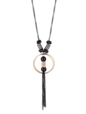 multi metal long necklace - 15611146 - Standard Image - 1