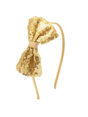 gold plastic hairband - 15611178 - Standard Image - 1
