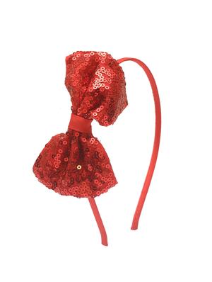 red plastic hairband - 15611179 - Standard Image - 1