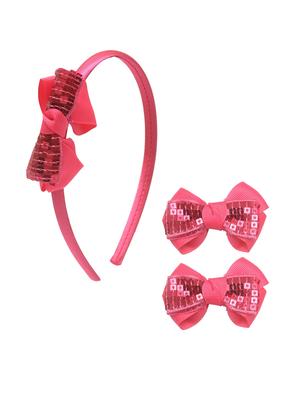 pink fabric hair accessory - 15611198 - Standard Image - 1