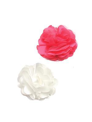 multi colored fabric hair clips - 15611205 - Standard Image - 1