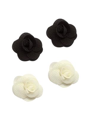 black fabric hair clip - 15611208 - Standard Image - 1