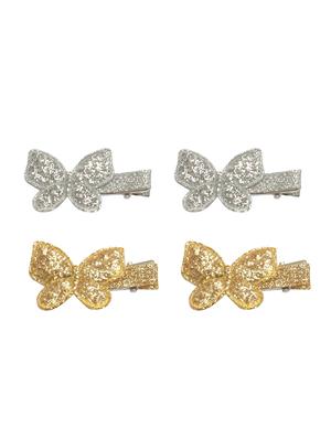 multi colored fabric hair clips - 15611215 - Standard Image - 1
