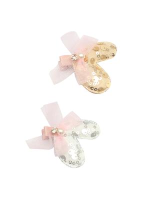 multi colored fabric hair clips - 15611218 - Standard Image - 1