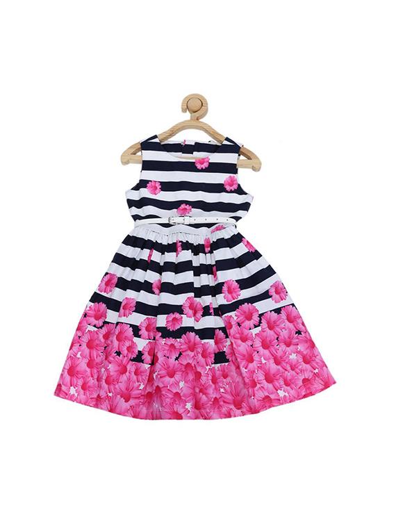 pink polyester frock - 15611262 - Zoom Image - 1