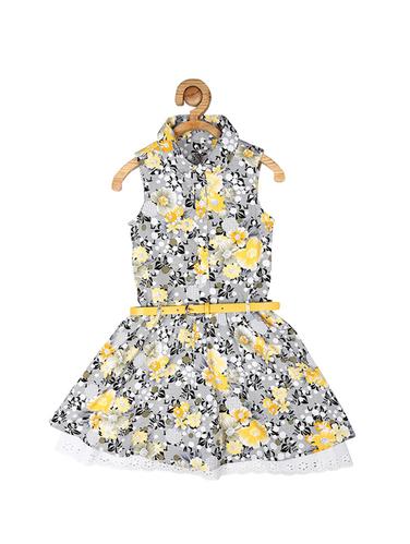 grey cotton frock - 15611269 - Very Small Image - 1