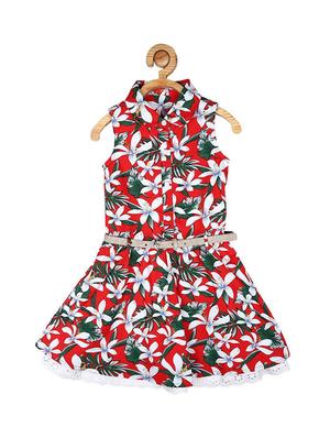 red cotton frock - 15611271 - Standard Image - 1