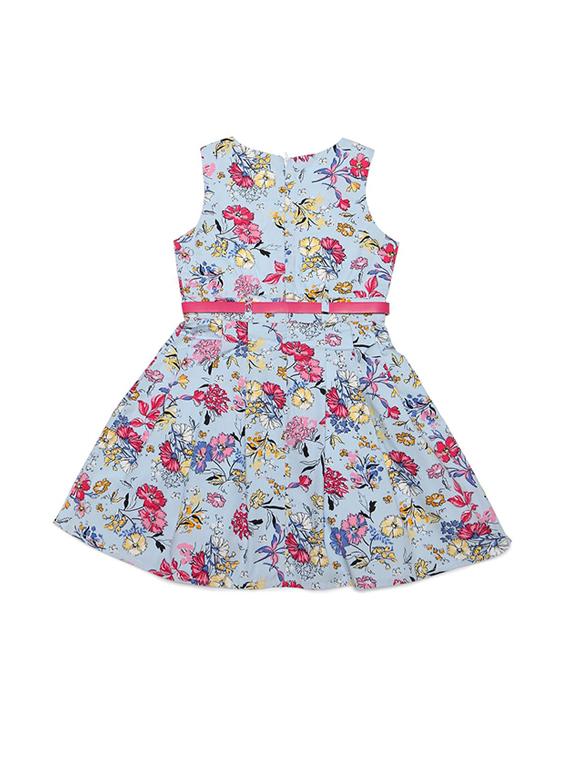 blue polyester frock - 15611278 - Zoom Image - 1