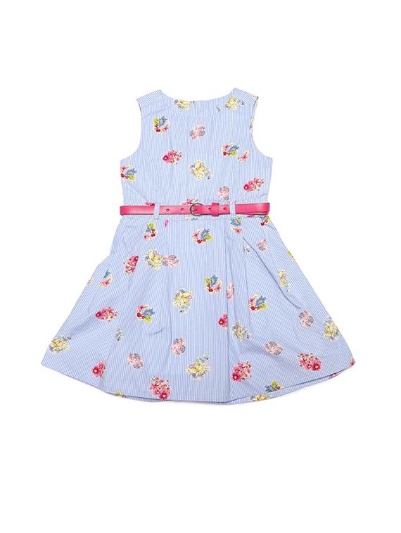 blue polyester frock - 15611279 - Zoom Image - 1