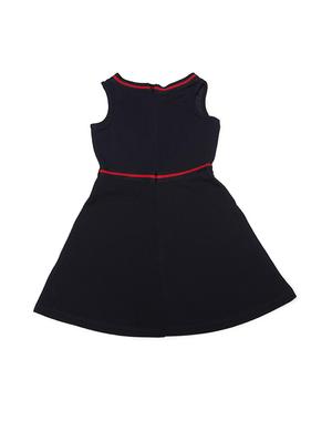 blue polyester frock - 15611284 - Standard Image - 1