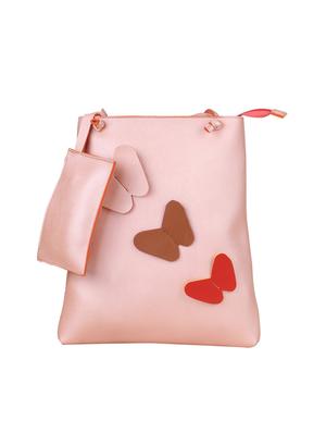 pink leatherette (pu) combo tote - 15611374 - Standard Image - 1