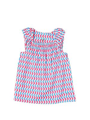 blue polyester top - 15611464 - Standard Image - 1