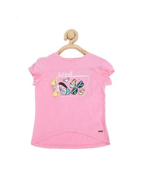 pink cotton blend top - 15611469 - Standard Image - 1