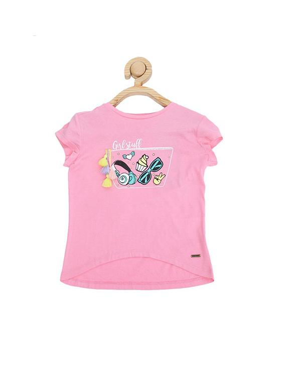 pink cotton blend top - 15611469 - Zoom Image - 1
