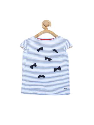 blue cotton blend top - 15611471 - Standard Image - 1