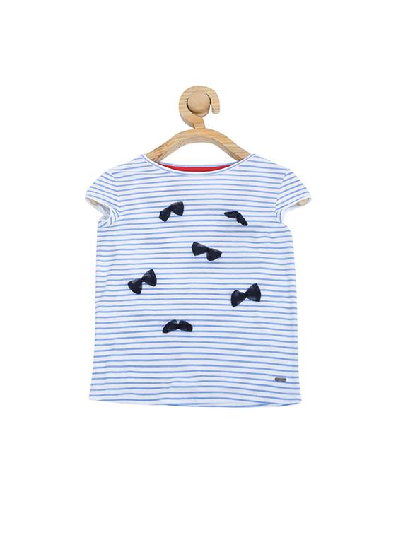 blue cotton blend top - 15611471 - Zoom Image - 1