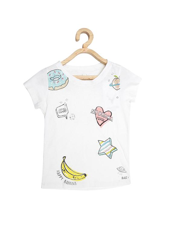 white cotton blend top - 15611472 - Zoom Image - 1