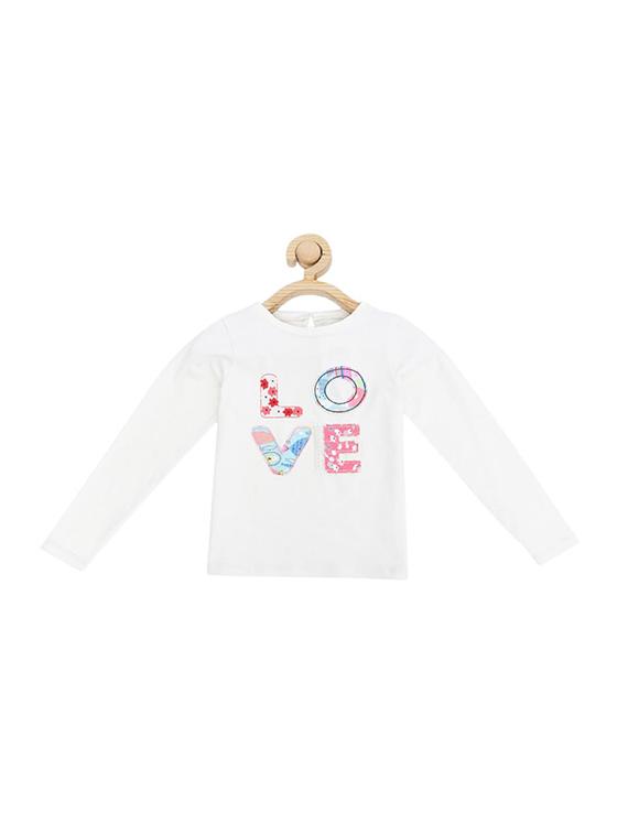 white cotton blend top - 15611473 - Zoom Image - 1