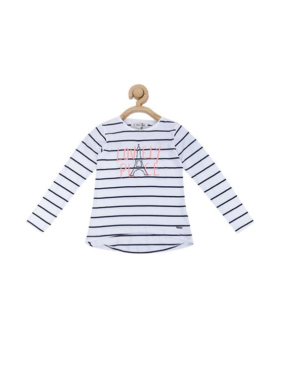 blue cotton blend top - 15611477 - Zoom Image - 1