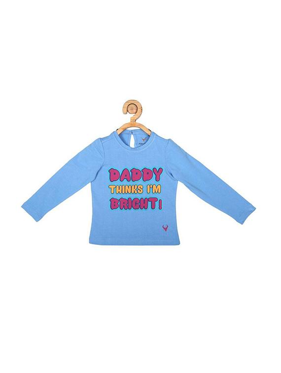 blue cotton blend top - 15611482 - Zoom Image - 1