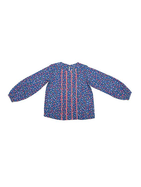 blue cotton blend top - 15611484 - Zoom Image - 1