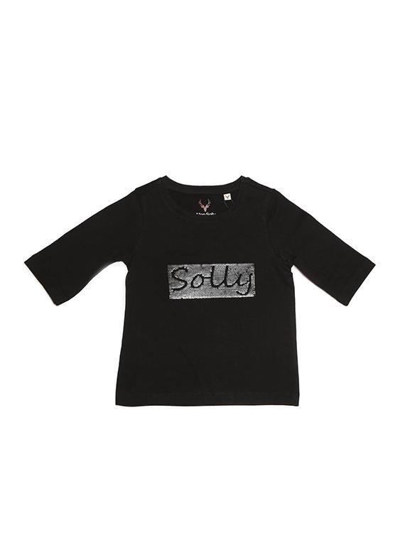 black cotton blend top - 15611486 - Zoom Image - 1